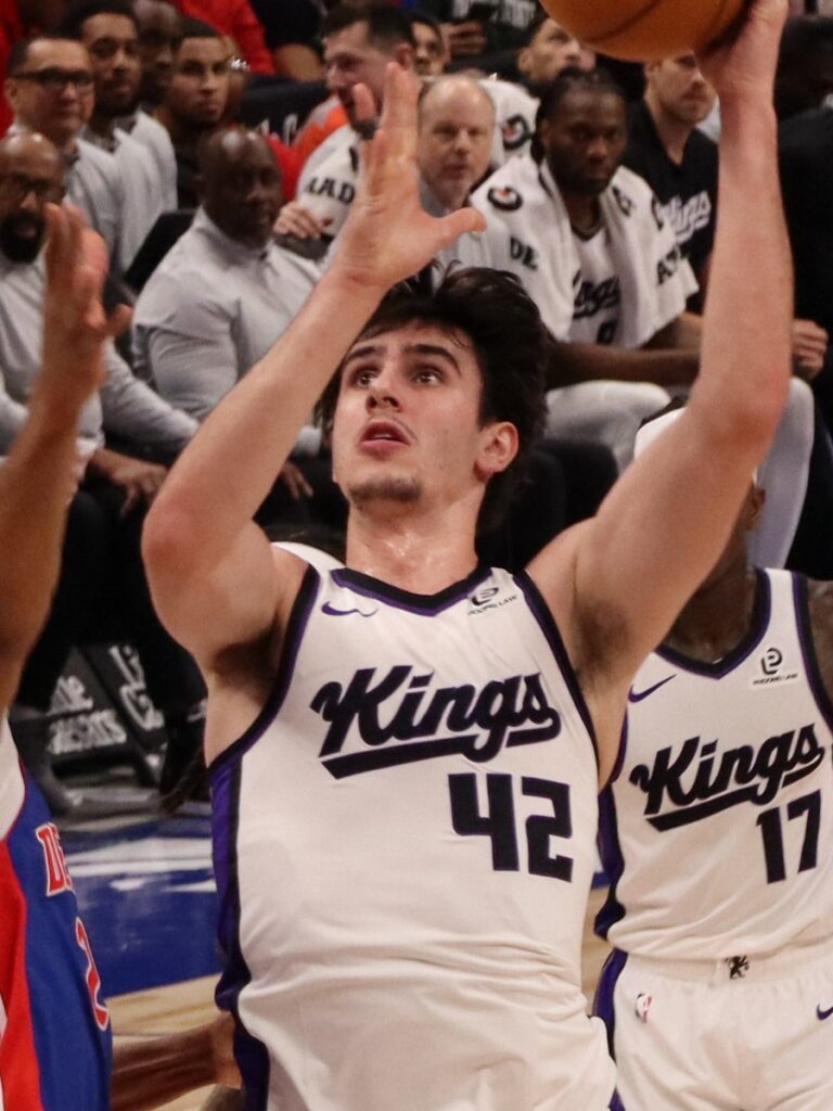 Maxime Raynaud in a Sacramento Kings jersey, January 2026 file photo