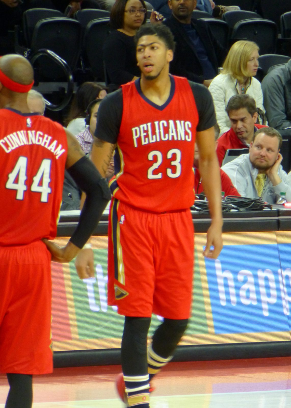Anthony Davis with the Pelicans