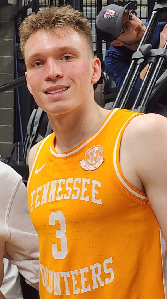 Dalton Knecht in a 2024 file photo.