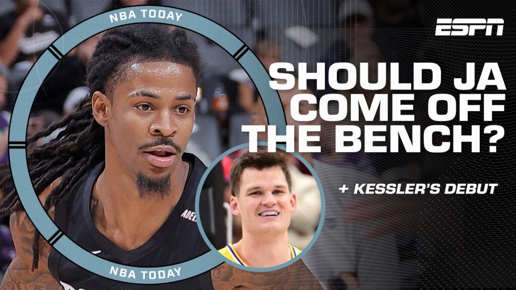 NBA Today panel discussing Walker Kessler and Ja Morant