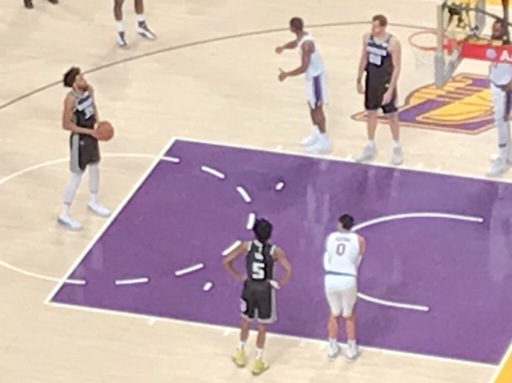 De’Aaron Fox during an NBA game