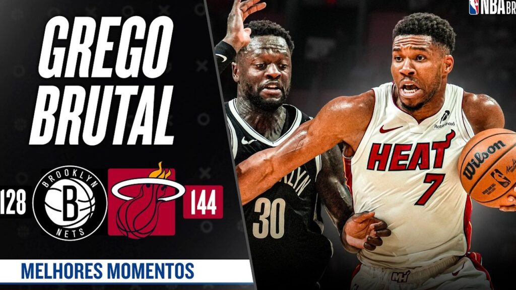 Highlight thumbnail from the Miami Heat's 144-128 preseason win over the Brooklyn Nets