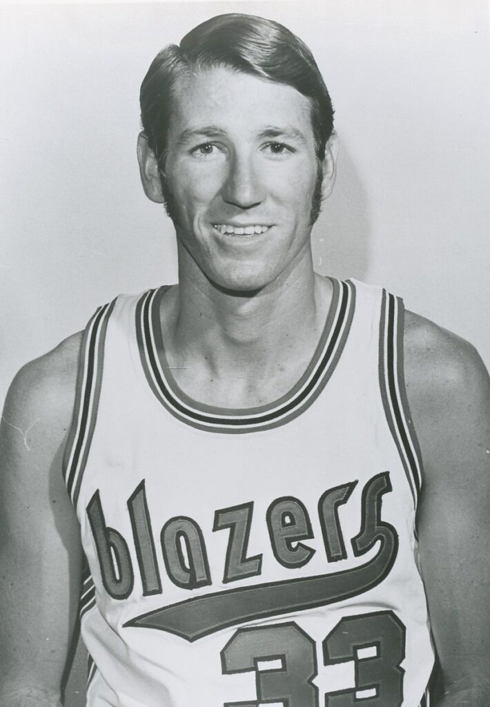 Jim Barnett with the Portland Trail Blazers, 1970