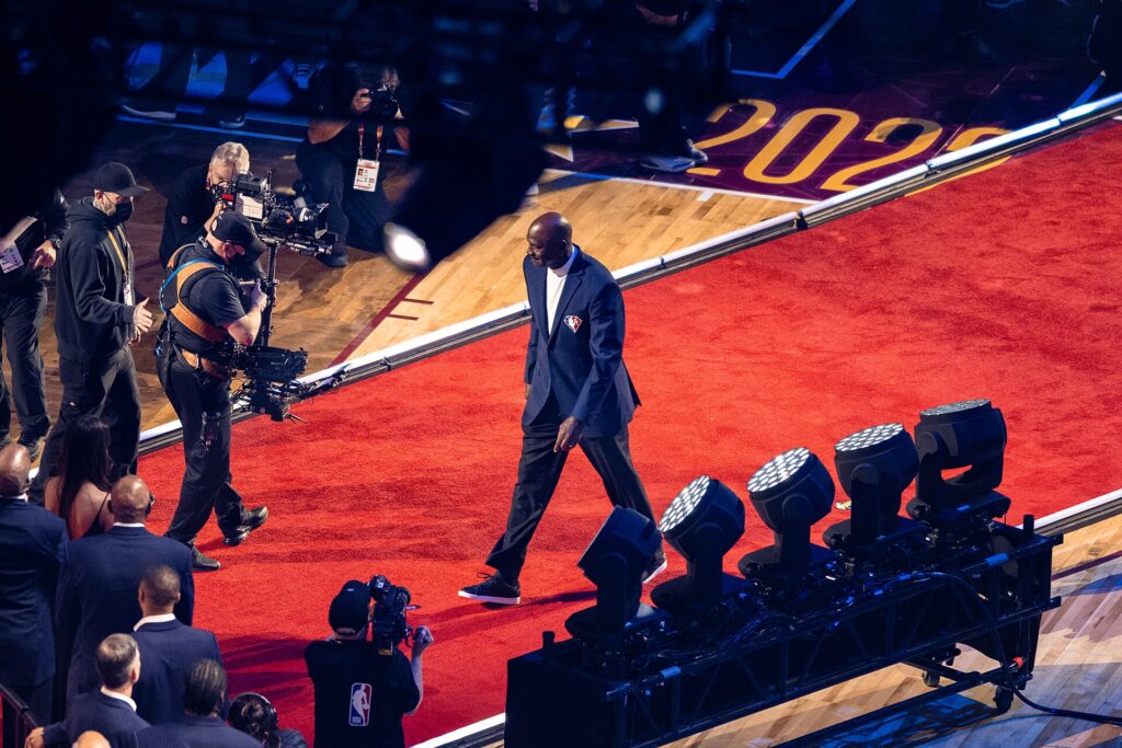 Michael Jordan in a 2022 file photo.