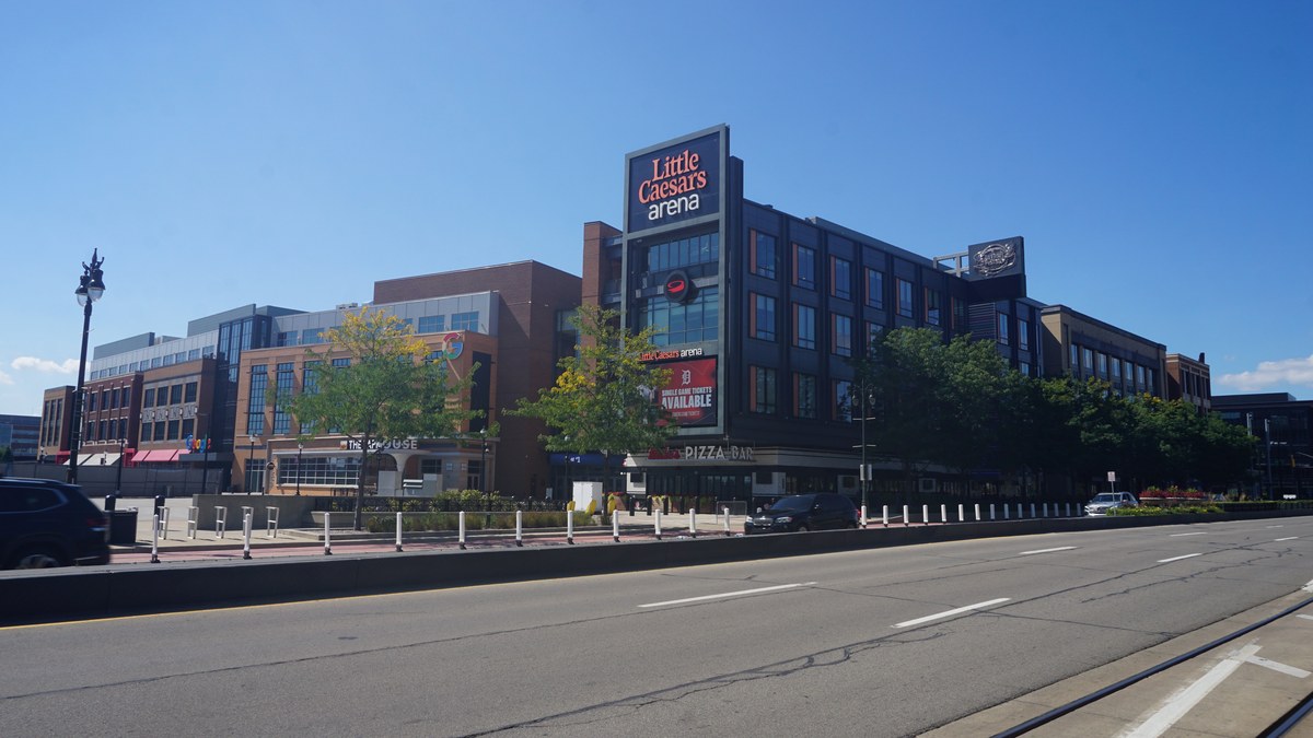 Little Caesars Arena in Detroit