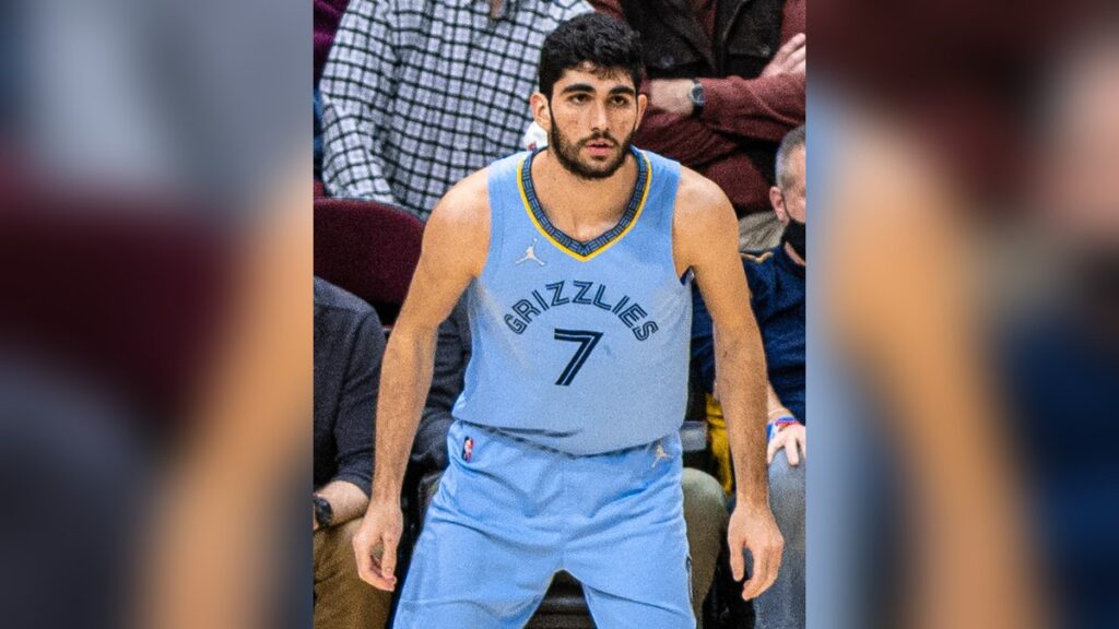 Santi Aldama with the Memphis Grizzlies in 2022