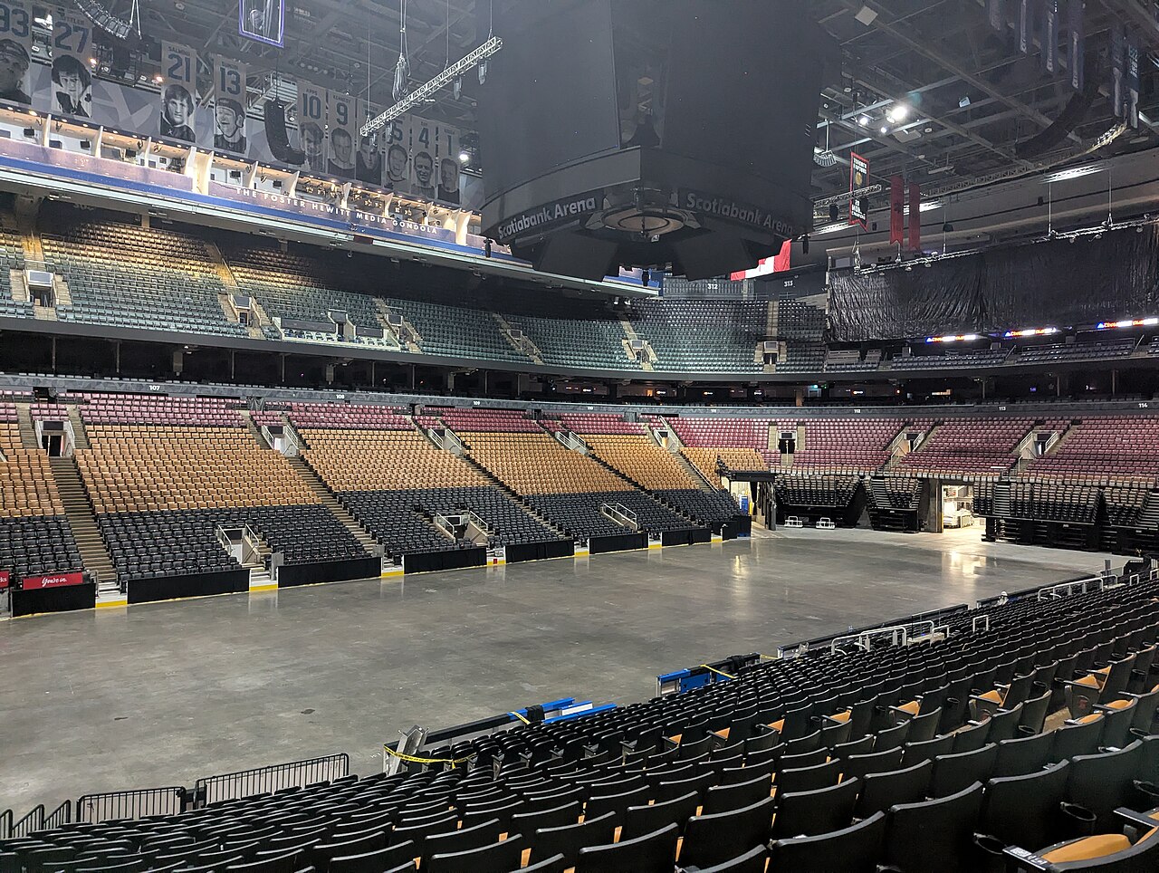 Inside Scotiabank Arena in Toronto