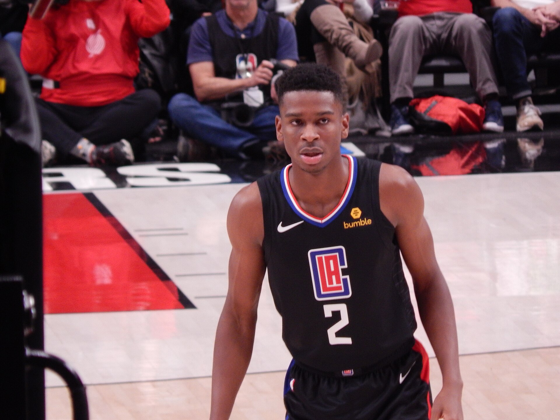 Shai Gilgeous-Alexander early in his career