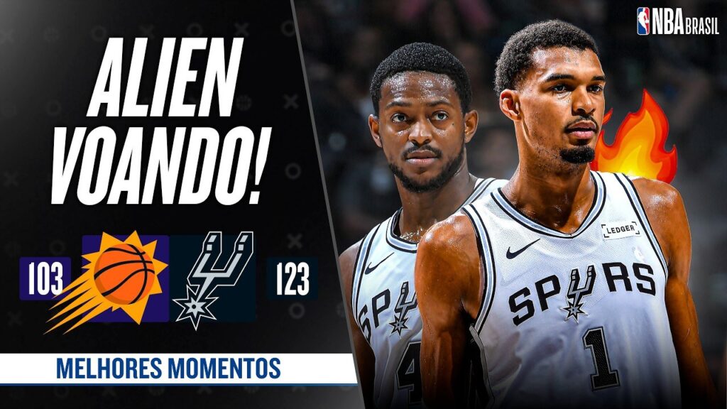 Highlight thumbnail from the San Antonio Spurs' 123-103 preseason win over the Phoenix Suns