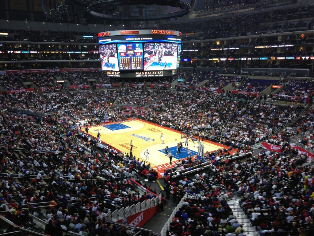 Staples Center in a 2012 file photo.