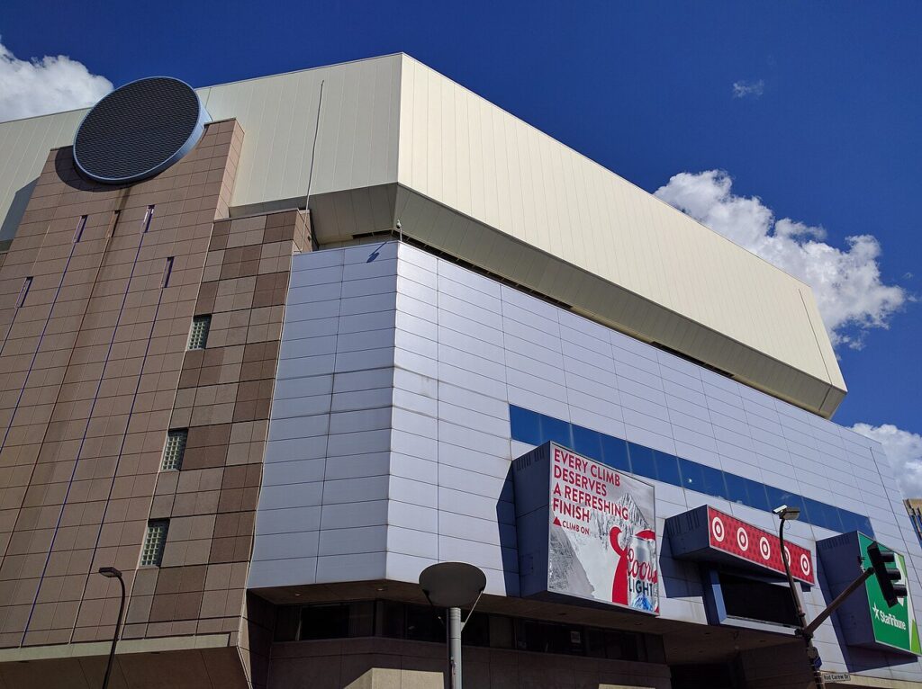 Exterior of Target Center in Minneapolis