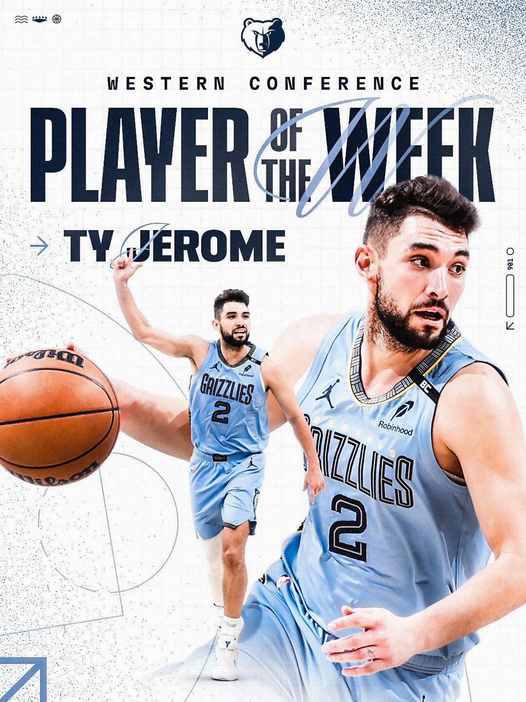 Ty Jerome Player of the Week graphic