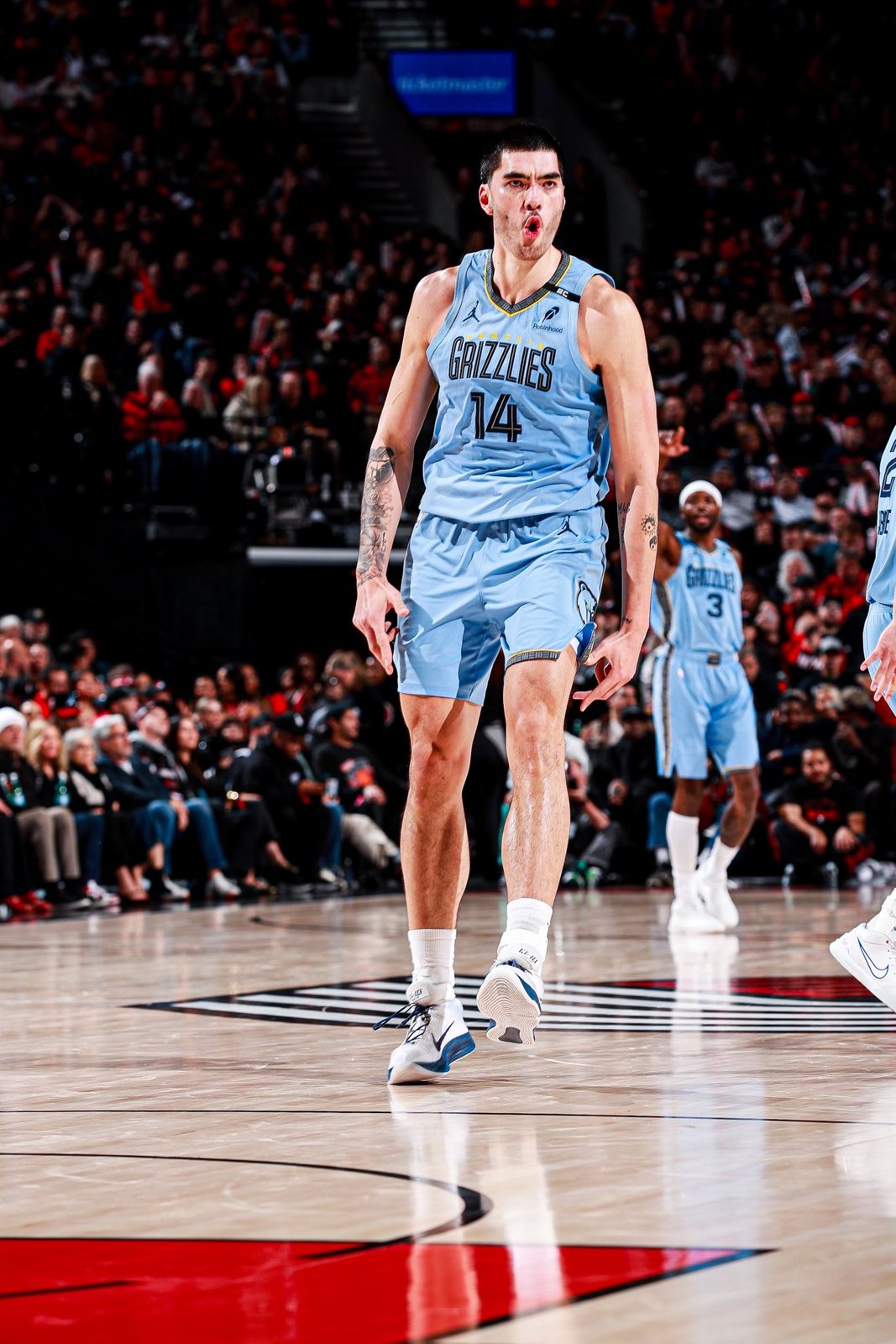 Zach Edey in Portland