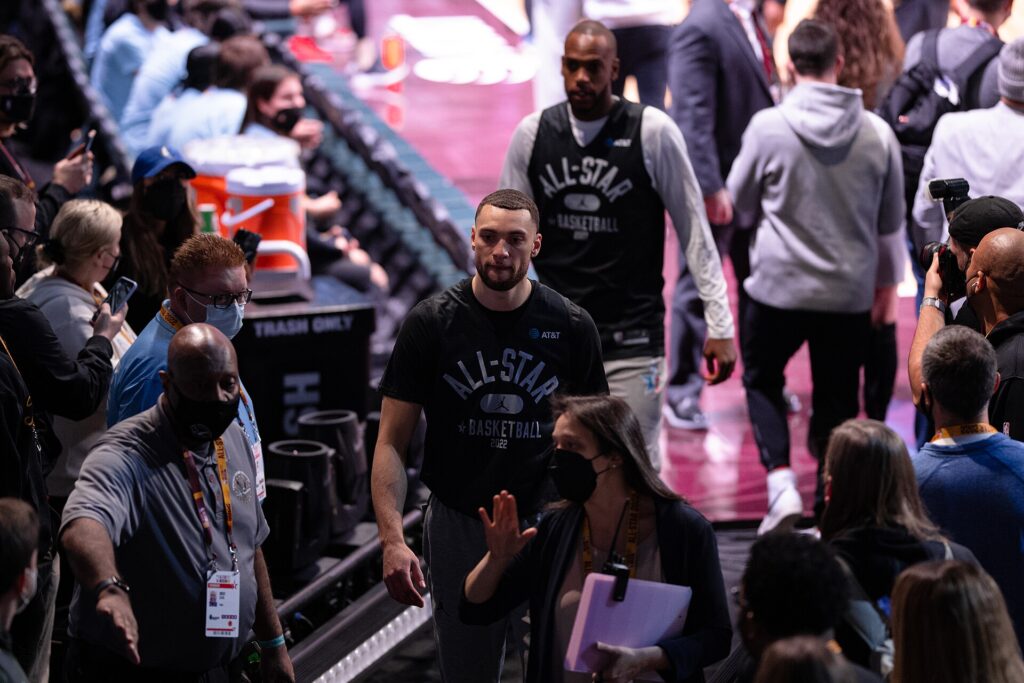 Zach LaVine in a 2022 file photo.